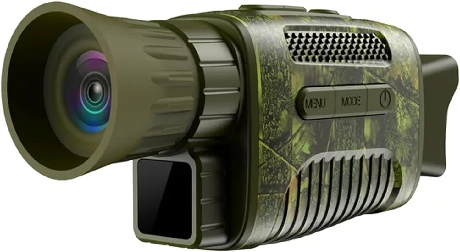 doorslay Digital Night Vision Goggles, 7 Level Digital Night Vision Monocular for Dark, with 5X Digital Zoom, 3000 mAh, Save 24MP Photos, 1080P Videos, Monocular for Adult Hunting, Camping, Traveling