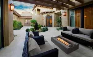 EcoSmart Fire Cosmo 50 Fire Pit Table with Bioethanol Sustainable Fuel