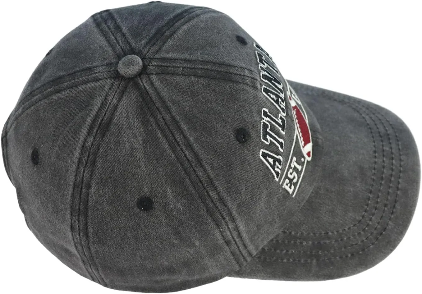 Embroidered City Football Hat for Men Women, Adjustable Unisex Cotton Fans Baseball Cap