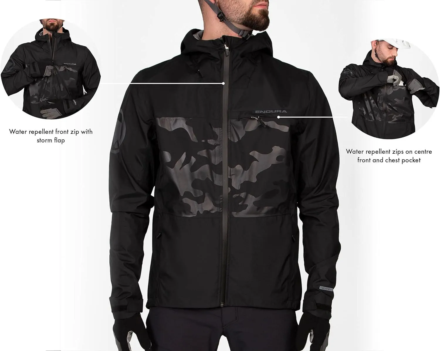 Endura Mens SingleTrack Mountain Cycling Jacket