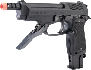 Evike Airsoft - KWA NS2 M93R 3-Round Burst PTP Airsoft Gas Blowback Airsoft Pistol