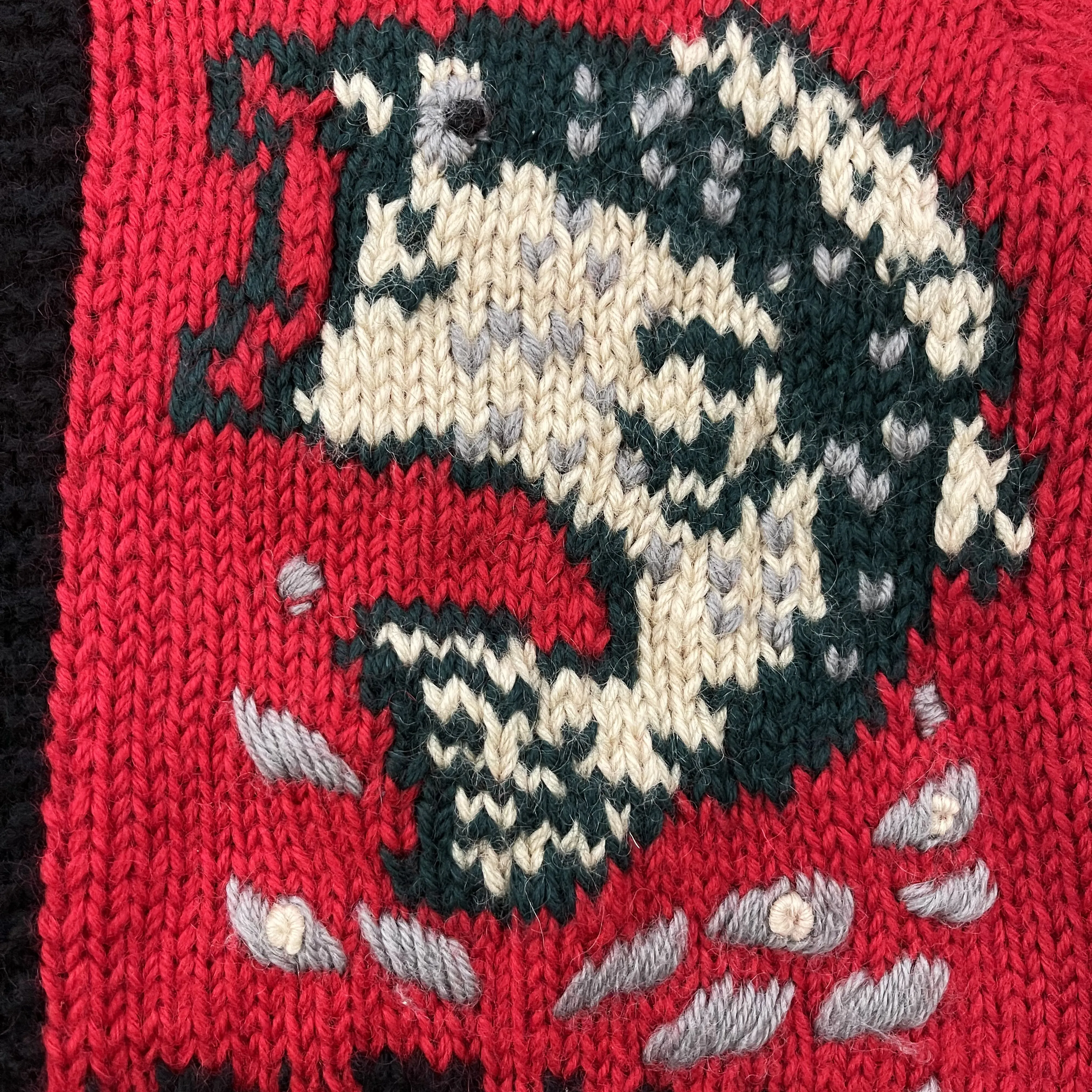 Evisu Dowluck Cowichan Knitted Cardigan - M