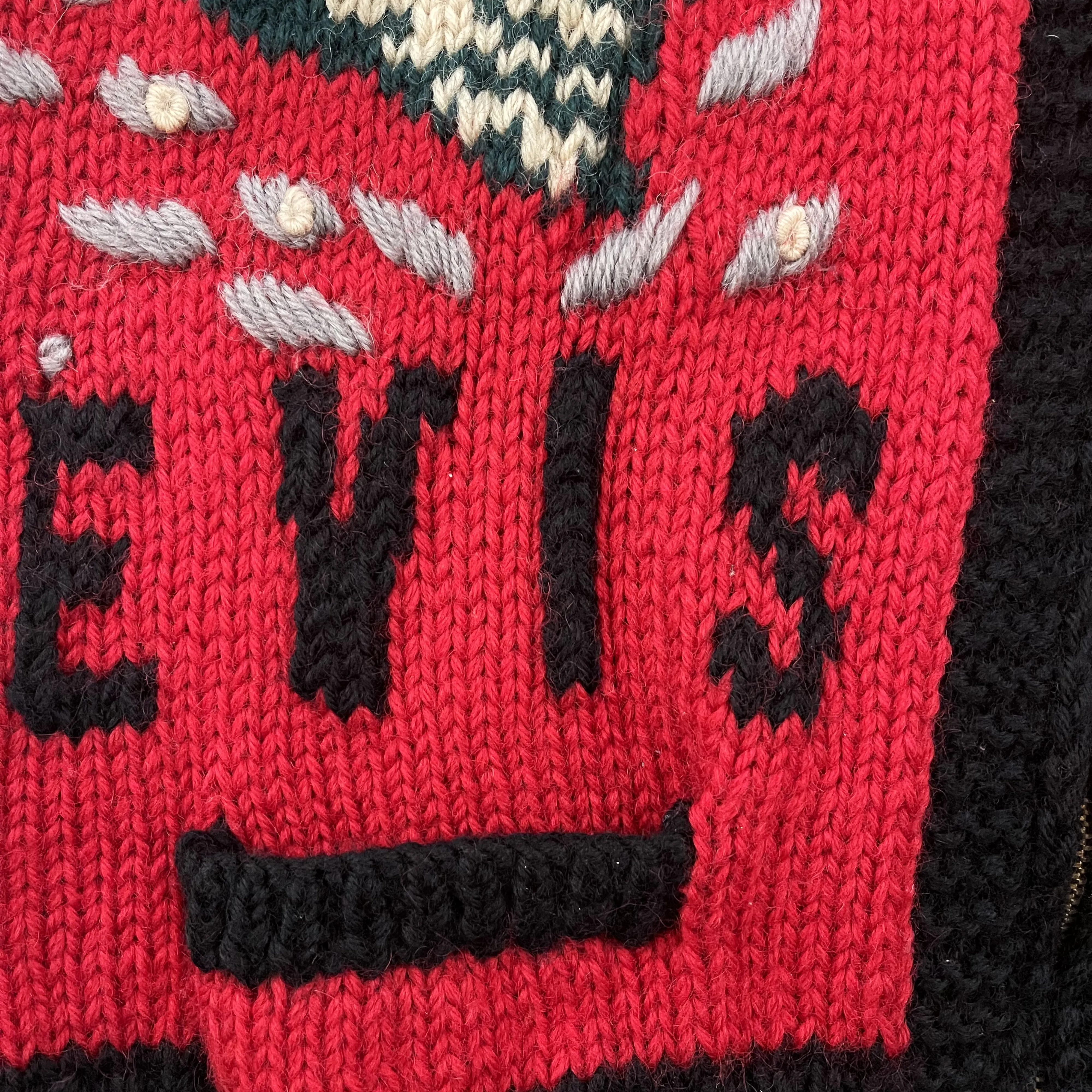 Evisu Dowluck Cowichan Knitted Cardigan - M