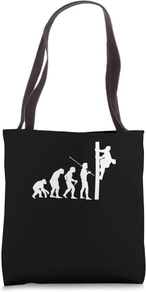 Evolution Tower Climber Tote Bag