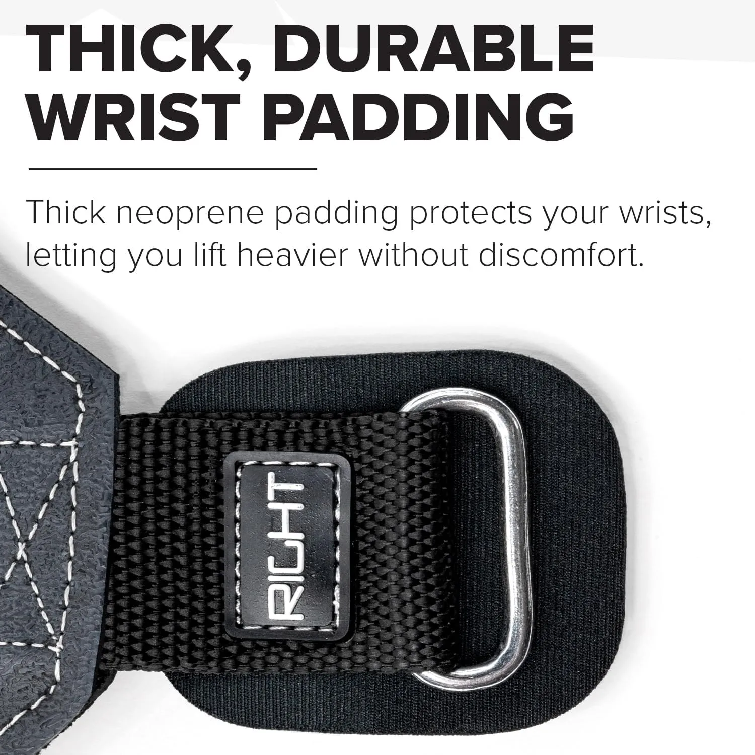 EZ Gripz PRO V2 Lifting Grips for Weightlifting: Weight Lifting Straps for Gym with Adjustable Wrist Neoprene Padding Gripps - Lifting Hooks, Wrist Wraps & Gloves Alternative for Deadlifts & Rows