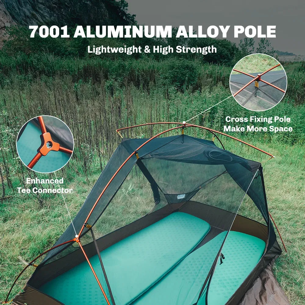 FIRE-MAPLE Tropics Ultralight Backpacking Tent 2 Person for Hiking & Trekking Shelter