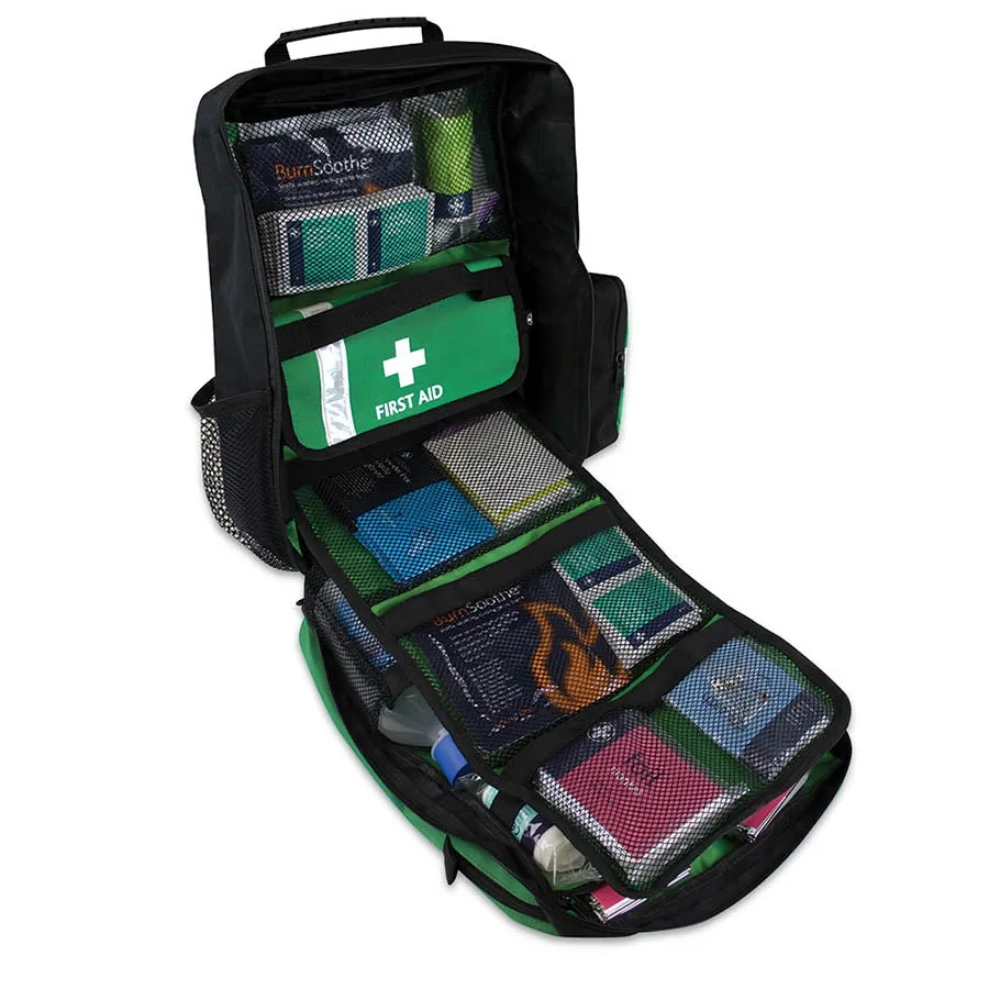 First Aid Site Evacuation Kit Rucksack - Green