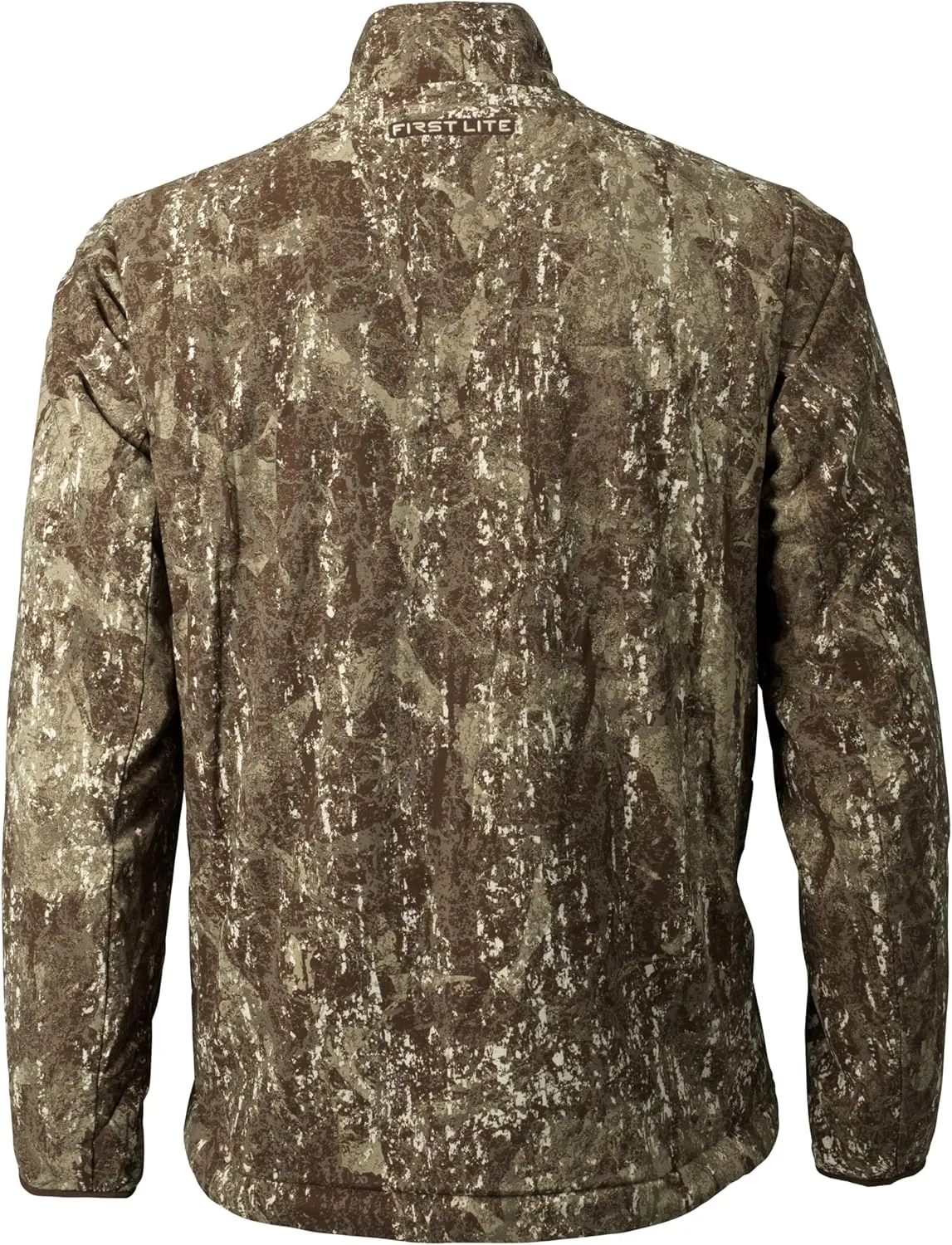 First Lite Men's Primer Puffy Jacket - Insulated Windproof Camo Waterfowl Hunting Coat