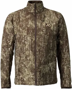 First Lite Men's Primer Puffy Jacket - Insulated Windproof Camo Waterfowl Hunting Coat