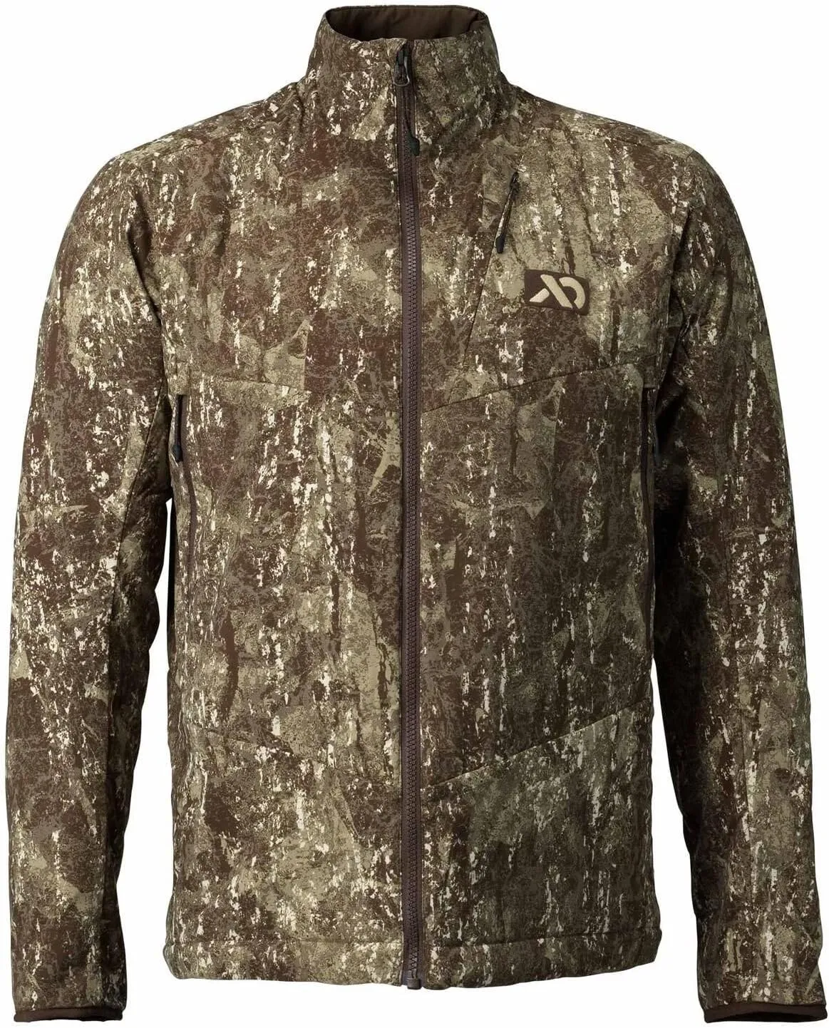 First Lite Men's Primer Puffy Jacket - Insulated Windproof Camo Waterfowl Hunting Coat