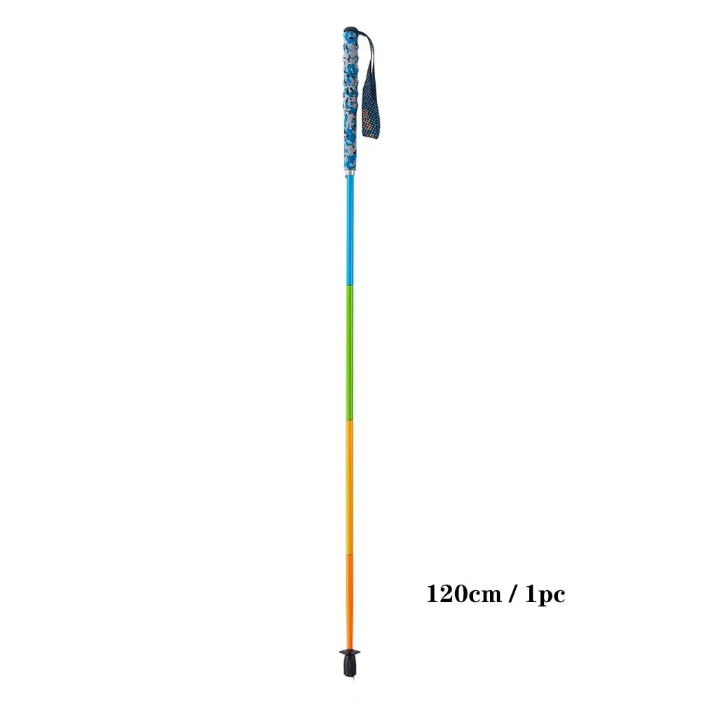 Folding Ultra-Light Carbon Fiber Hiking Poles: Portable 5-Section Trekking Sticks for Climbing and Hiking