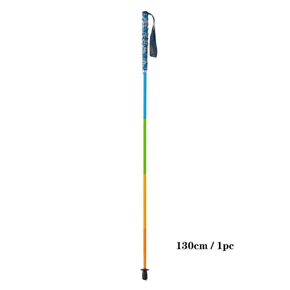 Folding Ultra-Light Carbon Fiber Hiking Poles: Portable 5-Section Trekking Sticks for Climbing and Hiking