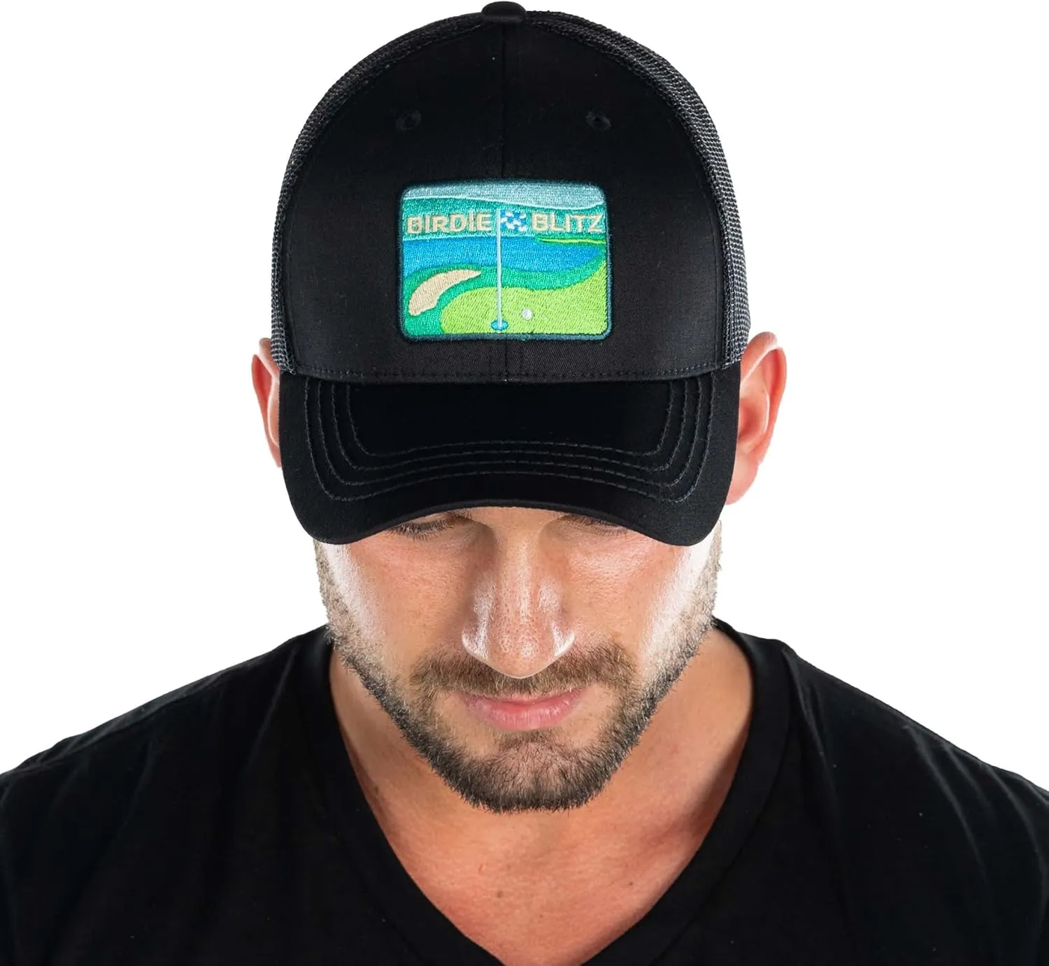 Funky Junque Premium Mesh Trucker Hat - Adjustable Snapback Baseball Cap - Dad's Day Gift - Breathable Outdoor Retro Style