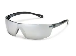Gateway Safety 448M StarLite Squared Ultra-Light Safety Glasses, Silver Mirror Lens, Gray Temple (Pack of 10)
