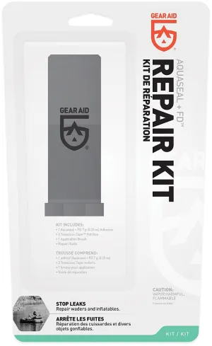 Gear Aid Aquaseal FD Repair Kit Patches & Adhesive  New