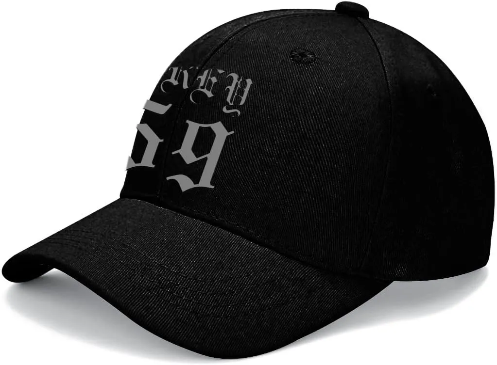Grey 59 Skull RED Logo Band Baseball Cap Men Women Peak Cap Outdoor Casual Golf Dad Hat