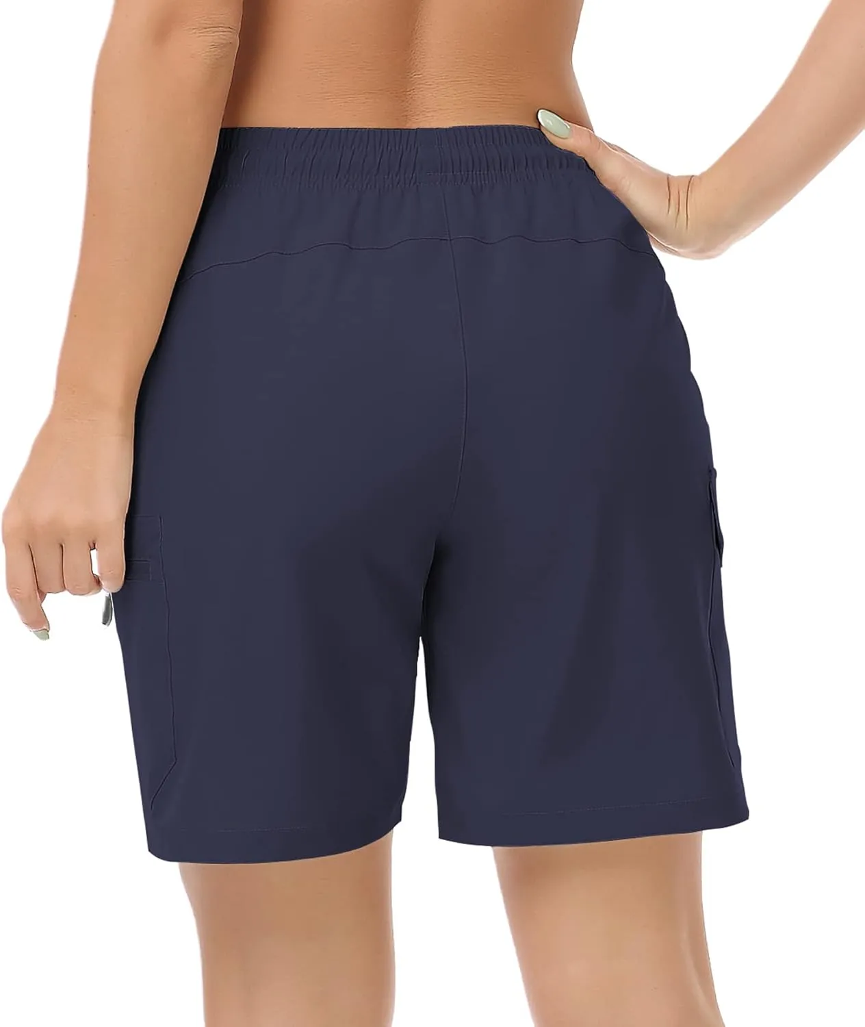 GymBrave Women's Hiking Shorts Quick Dry Lightweight Cargo Shorts for Outdoor Athletic Travel with Pockets