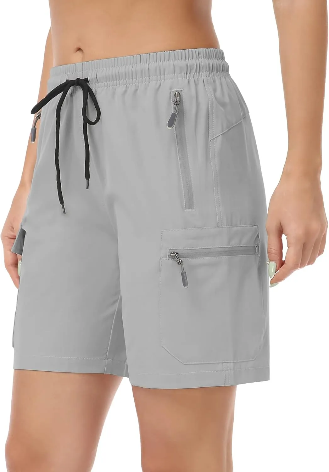 GymBrave Women's Hiking Shorts Quick Dry Lightweight Cargo Shorts for Outdoor Athletic Travel with Pockets