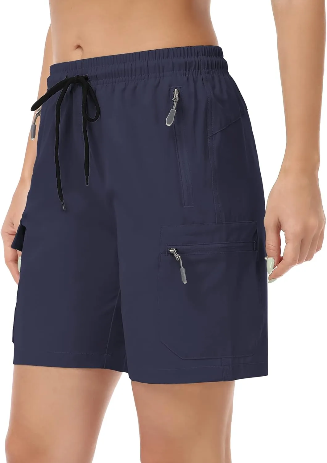 GymBrave Women's Hiking Shorts Quick Dry Lightweight Cargo Shorts for Outdoor Athletic Travel with Pockets