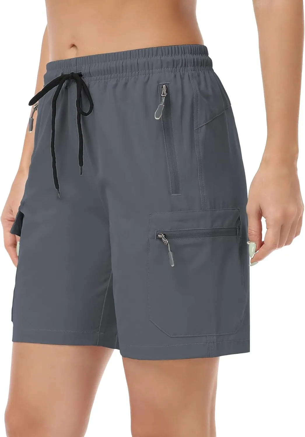 GymBrave Women's Hiking Shorts Quick Dry Lightweight Cargo Shorts for Outdoor Athletic Travel with Pockets