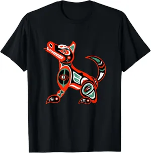 Haida art, Native American Style, Wolf Totem T-Shirt