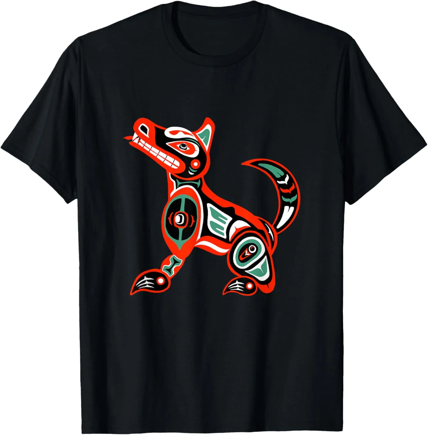 Haida art, Native American Style, Wolf Totem T-Shirt