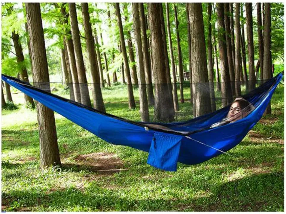Hamock,Travel Hammock,Hammock Tent,Outdoor Hammock,Load Capacity is 200 Kg,Hammock with Mosquito Net for Outdoors, Camping, Backpacking, Hiking, Trekking