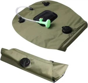 HANABASS Outdoor Solar Shower Bag 20l Portable Camping Shower with Nozzle Temperature Display Ideal for Hiking Picnics