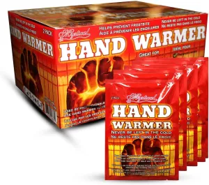 Hand Warmers by Mystical Fire- Disposable Glove Warm Heat packets-80 Warmers Pack of 40 Pairs -Keep Your Hands Hot - Safe Natural Air Activated Heated Packets -Long Lasting