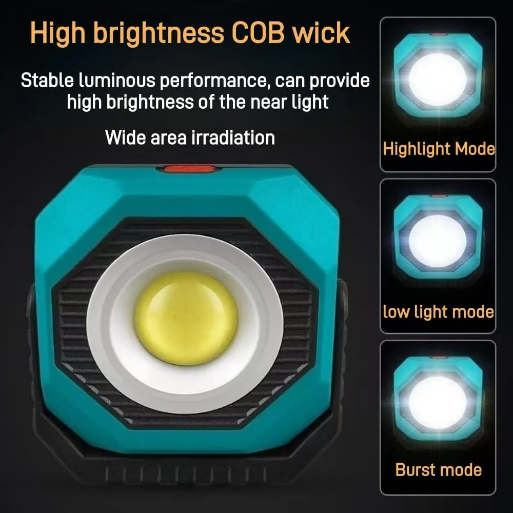 Handheld Flashlight Thousands of Lumen Super Bright LED Light Multiple Lighting Modes Ideal for Outdoor Camping, Running, and Hiking (Sapphire Blue,999LM)