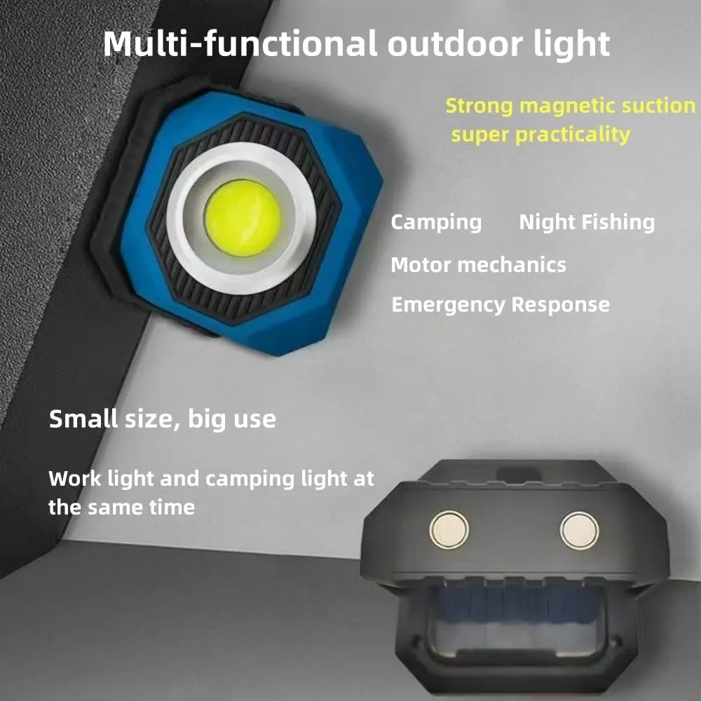 Handheld Flashlight Thousands of Lumen Super Bright LED Light Multiple Lighting Modes Ideal for Outdoor Camping, Running, and Hiking (Sapphire Blue,999LM)