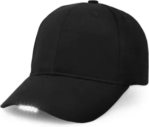 Hands Free LED Baseball Cap Hat for Outdoor Jogging Hip Hop Party Holiday
