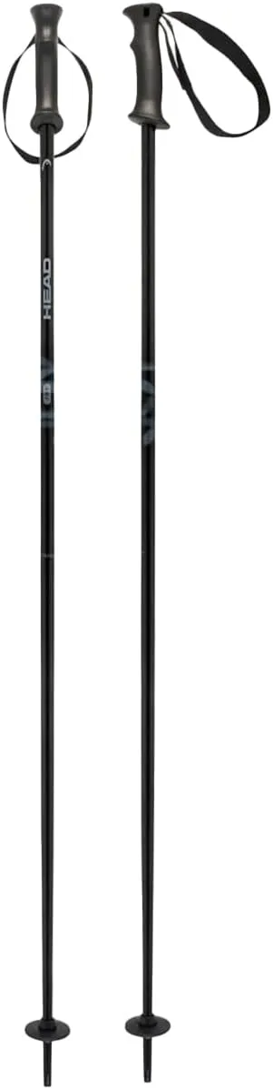 HEAD Joy Women's Lightweight Durable Aluminum All-Mountain Downhill Sports Ski Pole with Star Tip, Aerodynamic Race Basket, Automatic Strap & SBS Soft Handle Grip