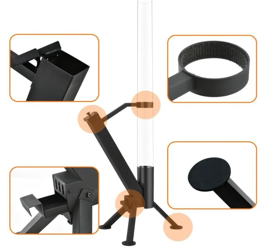 Heater Pellet Problem-free return Pit,Patio Fire for Rocket Outdoor,Wood Pellet Glass Tube Member-exclusive Portable