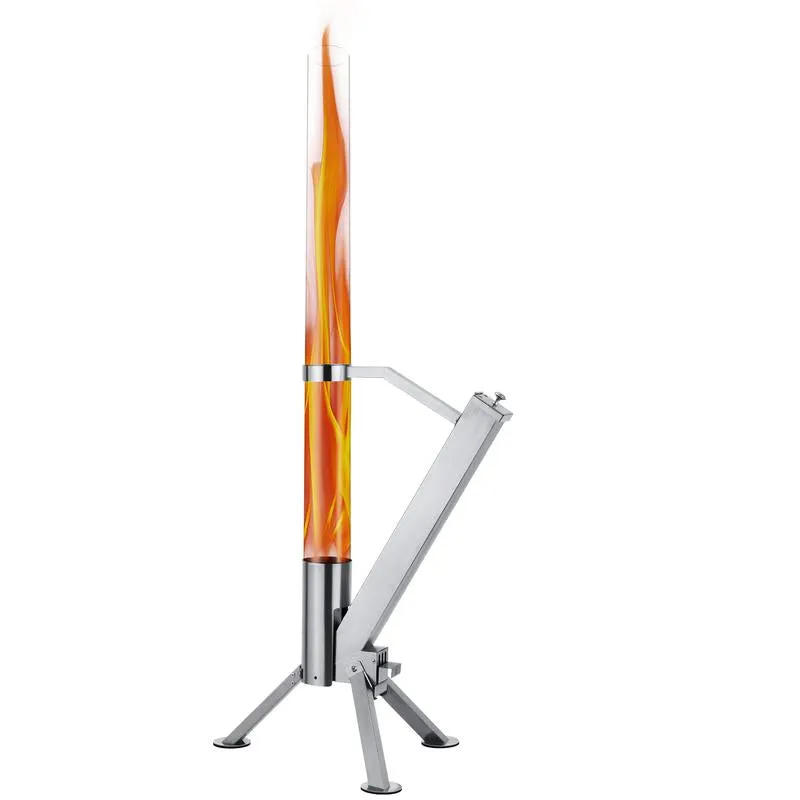 Heater Pellet Problem-free return Pit,Patio Fire for Rocket Outdoor,Wood Pellet Glass Tube Member-exclusive Portable