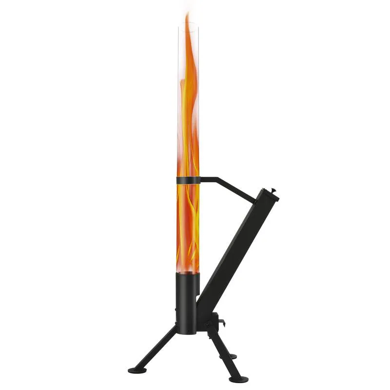 Heater Pellet Problem-free return Pit,Patio Fire for Rocket Outdoor,Wood Pellet Glass Tube Member-exclusive Portable