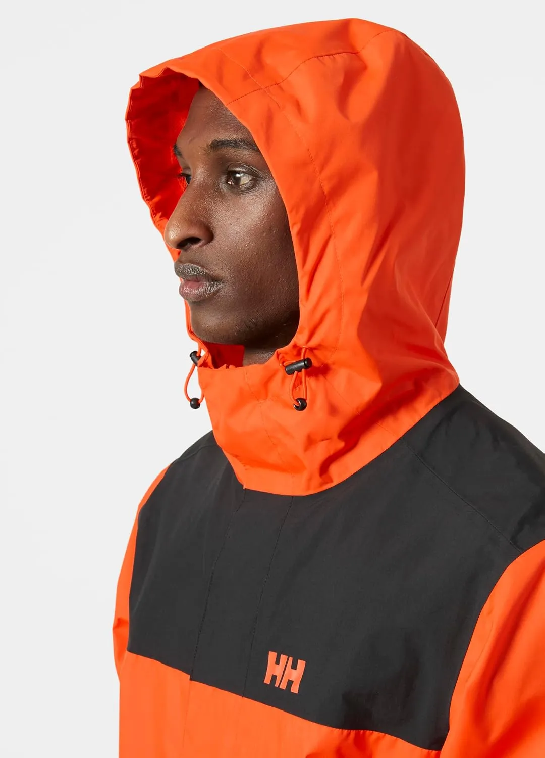 Helly-Hansen Vancouver Rain Jacket - Men's Waterproof, Breathable, Adjustable Hood, Seam-Sealed