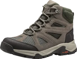 Helly-Hansen Womens Switchback Trail HT Lightweight Supportive Waterproof Hiking Boot, 730 Bungee Cord/Forest Night, 8F