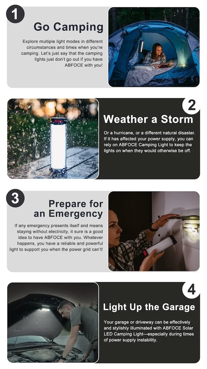 High-standard portable Camping lantern light light Solar camping solar rechargeable vintage Lightweight ES-L01 CRONY camping battery outdoor Clean-lined