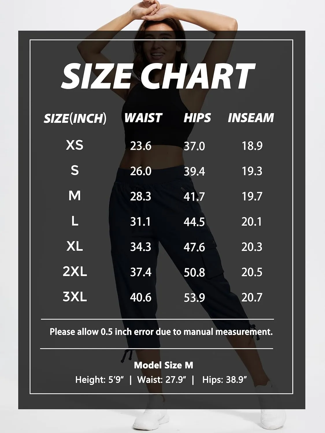 Hiking Capris for Women with Pockets Lightweight Quick Dry Cargo Capri Travel Pants Women Casual Women's Capris