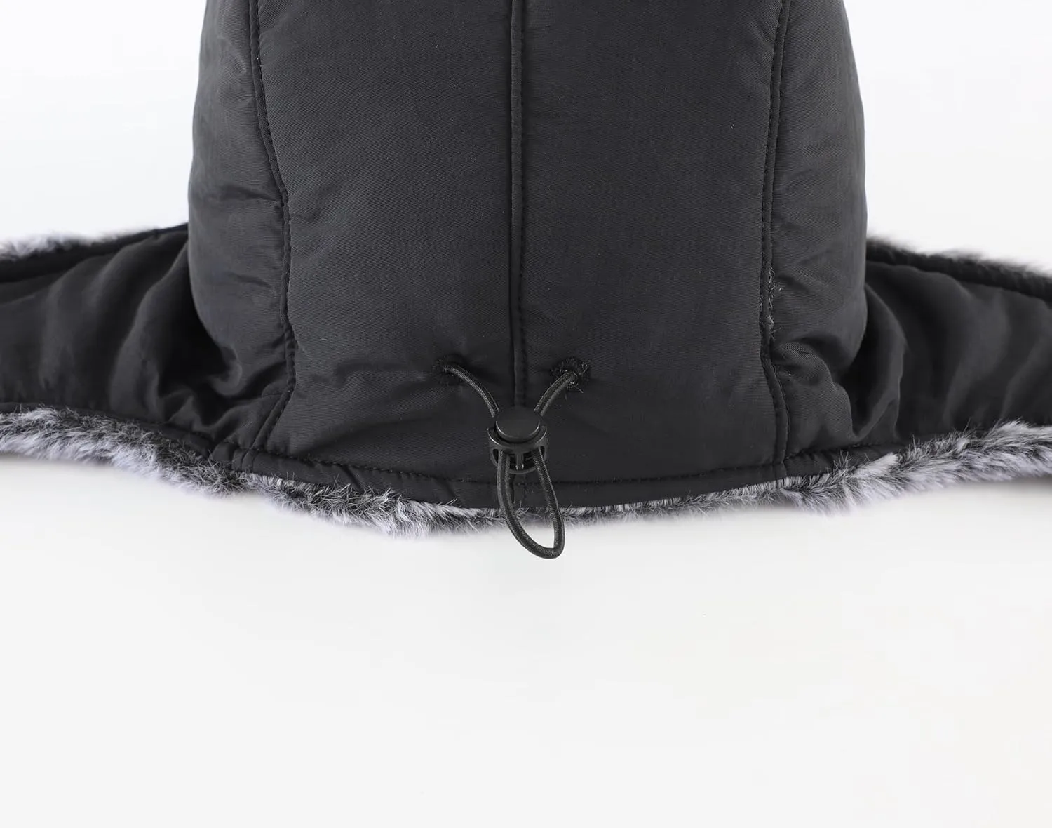 Home Prefer Faux Fur Trooper Trapper Hat for Men Warm Mens Winter Hat with Earflaps Ushanka Hunting Hat Reflective Brim