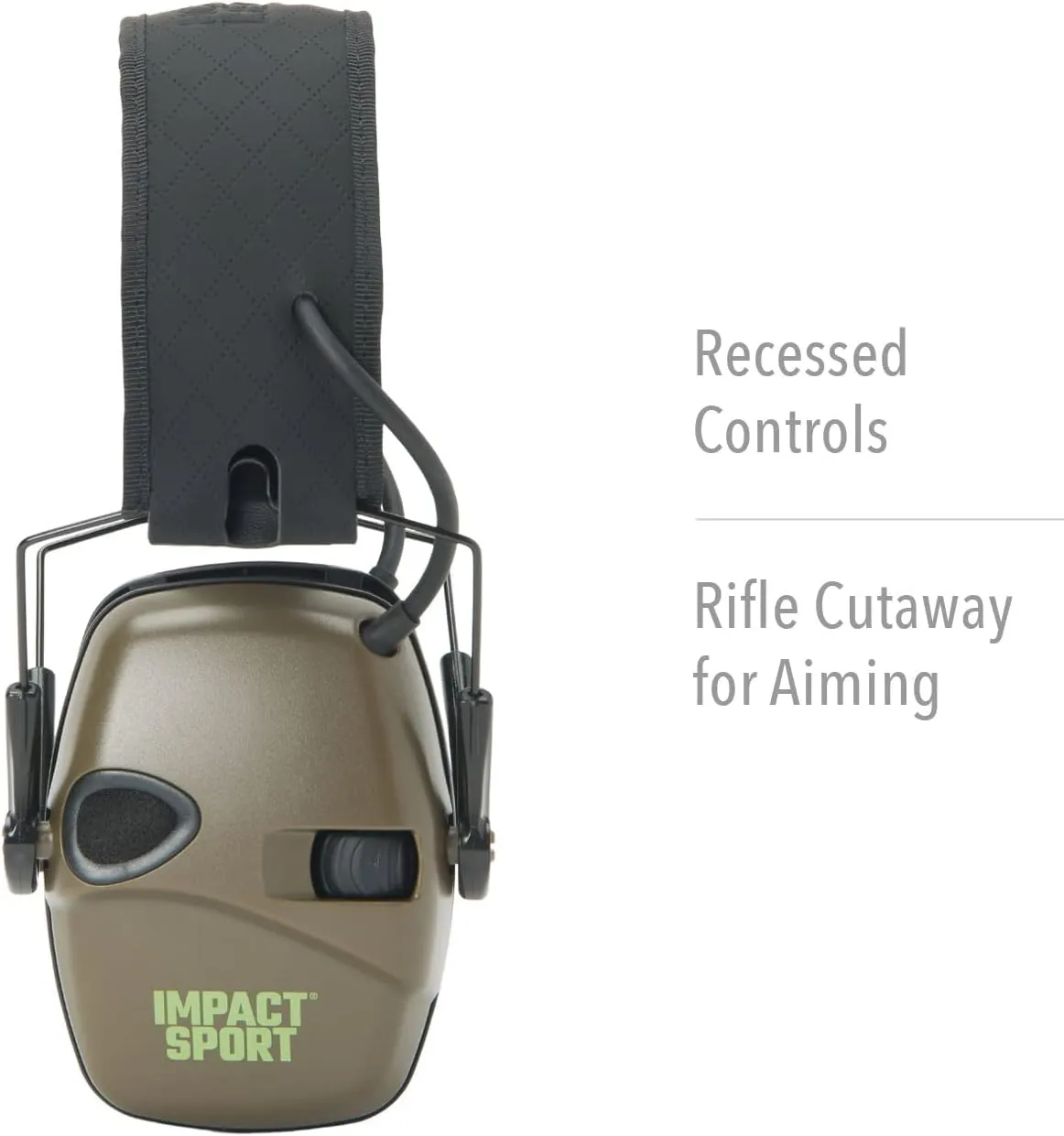 Howard Leight Impact Sport Bluetooth Shooting Earmuff, Black, 21dB Noise Attenuation, Unisex-Youth/Adults