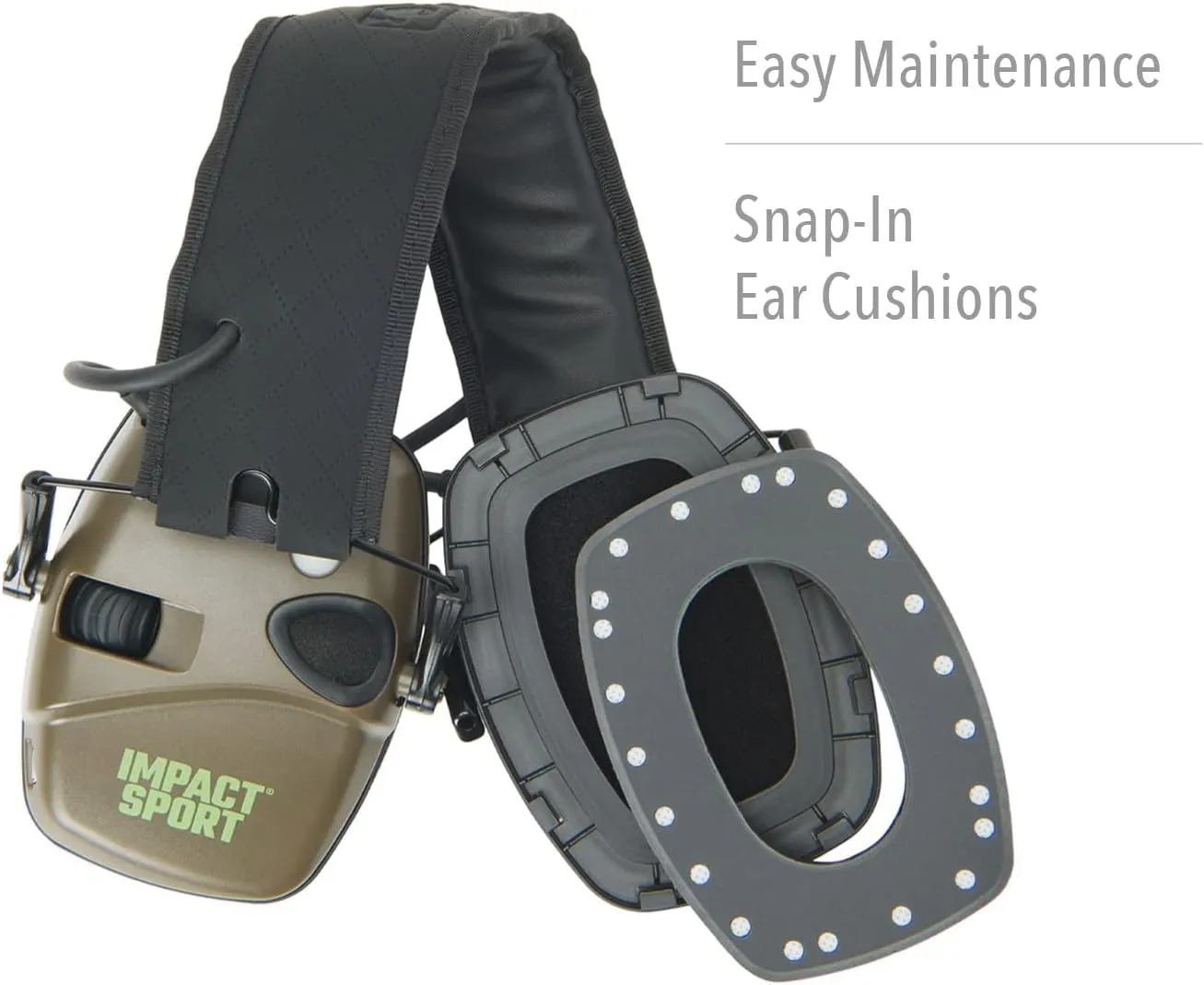 Howard Leight Impact Sport Bluetooth Shooting Earmuff, Black, 21dB Noise Attenuation, Unisex-Youth/Adults