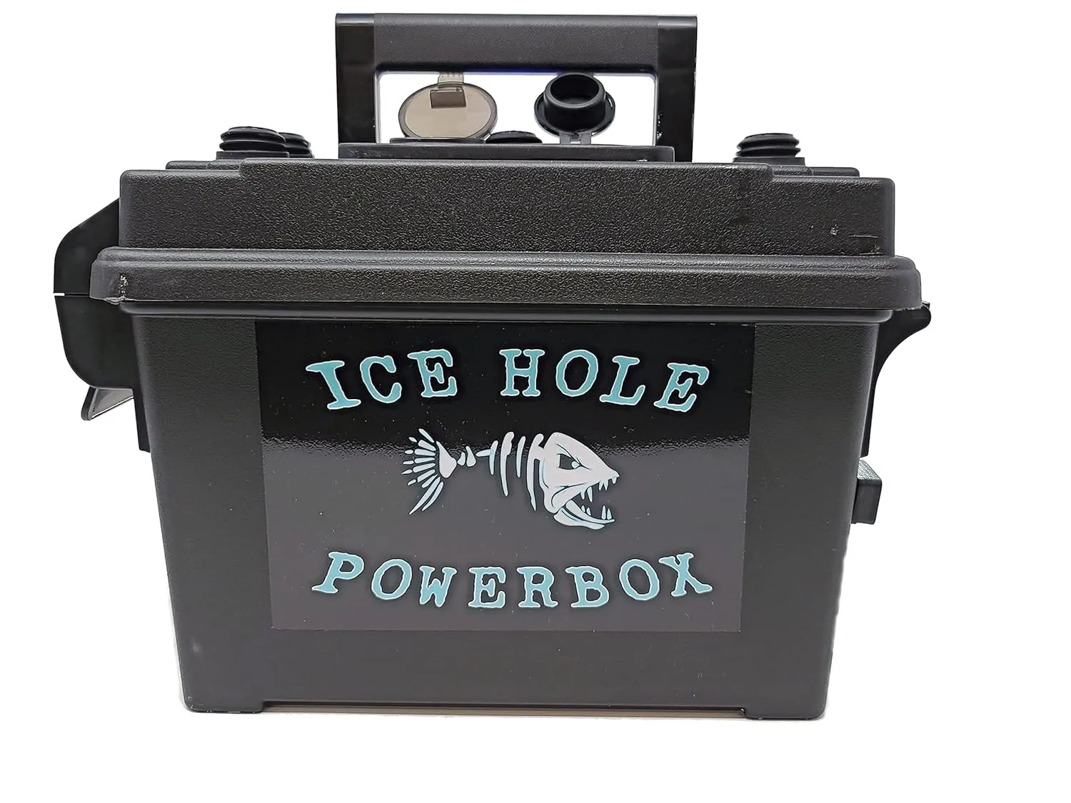 Ice Hole Power|(Not Compatible with Amped 30ah Tall Battery) Water Resistant Without Battery | QC3.0 USB, USB-C, Kayak Fishing, Camping