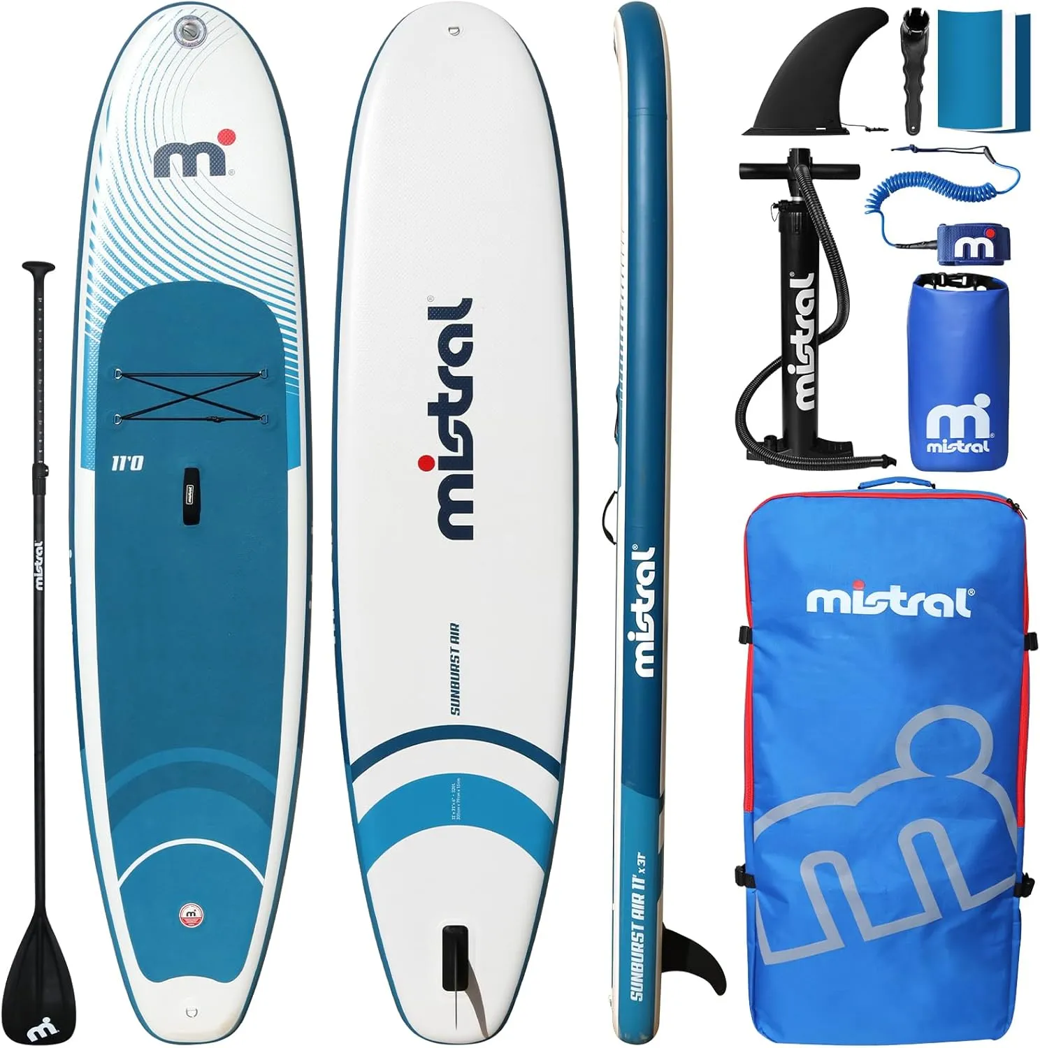 Inflatable Stand Up Paddle Boards with Premium SUP Accessories, Ultra-Light SUP Board, Wide Stable Design, Non-Slip Comfort Deck for Youth & Adults