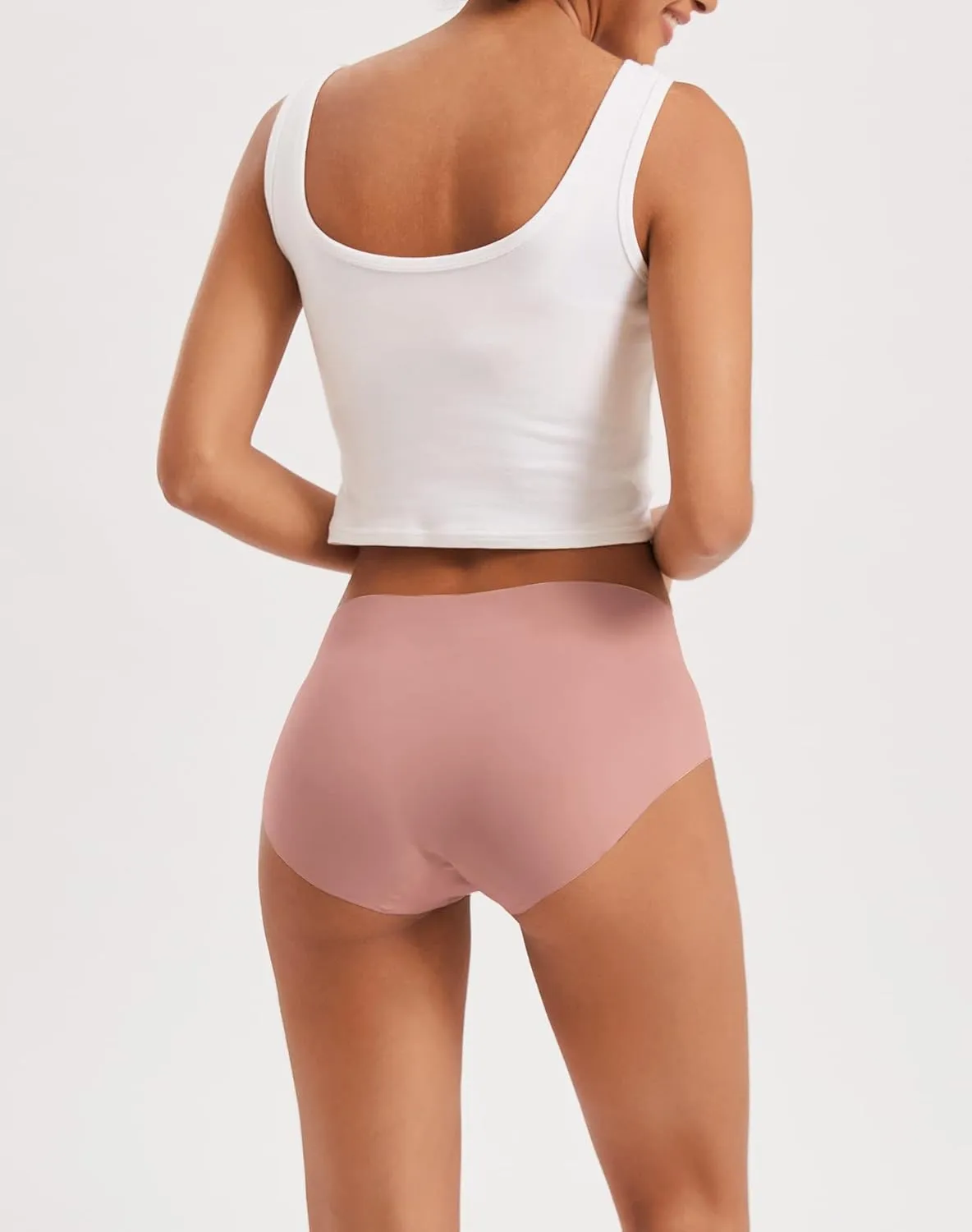 INNERSY Women's Seamless No Show Hipster Panties Invisible Light Underwear 3-Pack