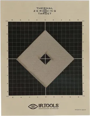 IR.Tools Upright Thermal Target, Outdoor/Indoor Thermal Targets to Sight in Your Thermal Scope, No Angle Needed