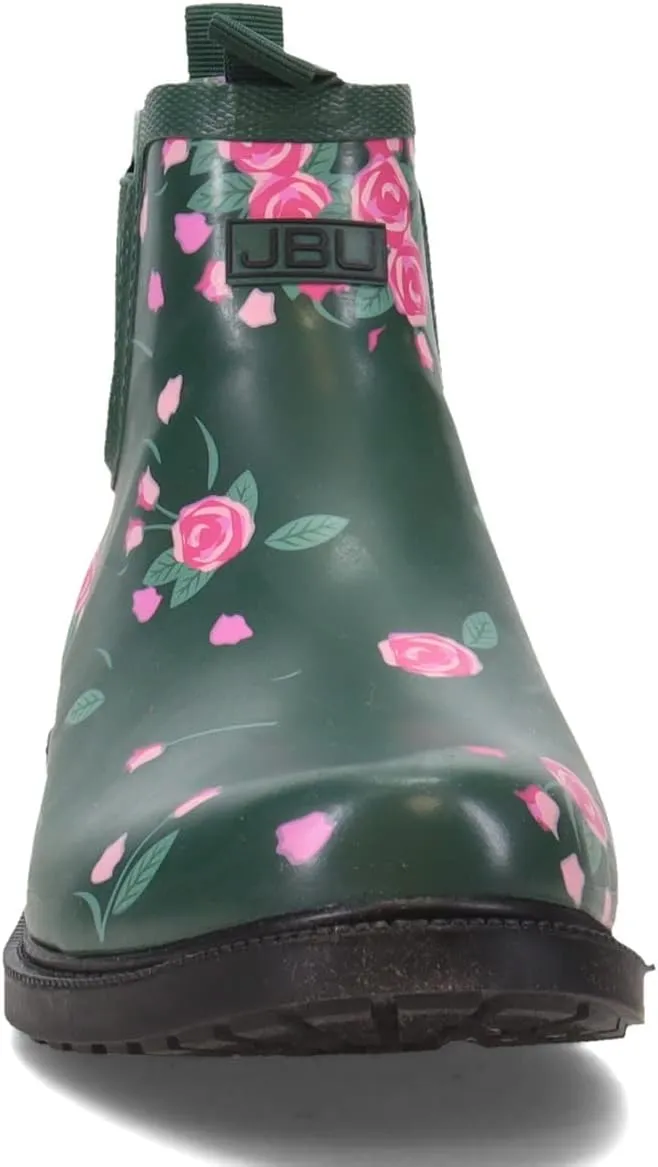 Jambu JBU womens Chelsea Floral Rainboot