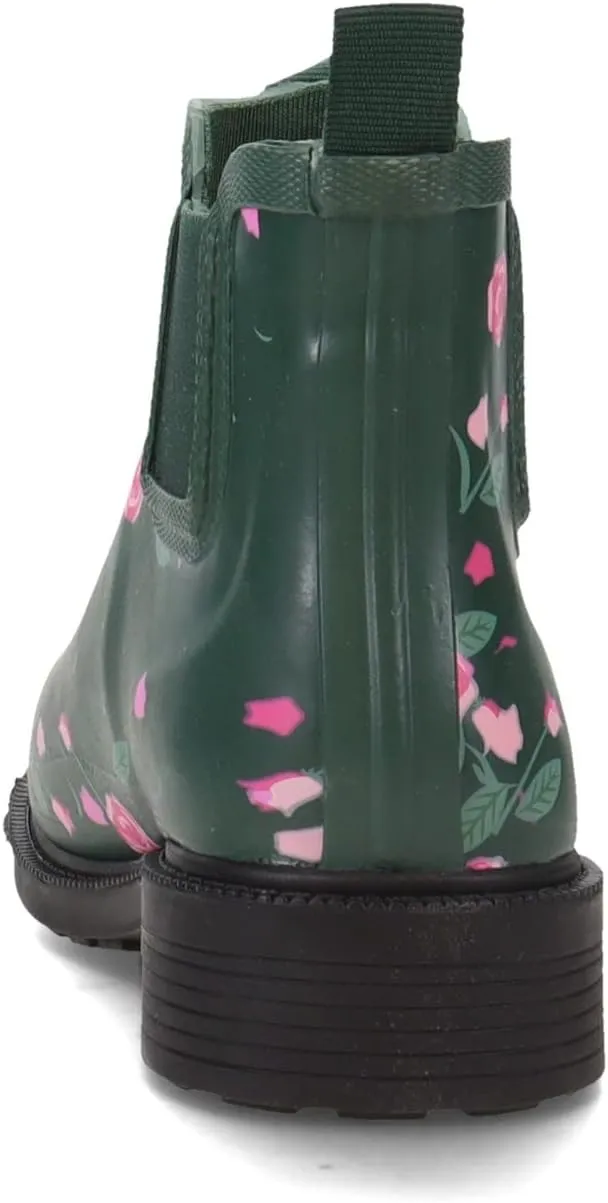 Jambu JBU womens Chelsea Floral Rainboot