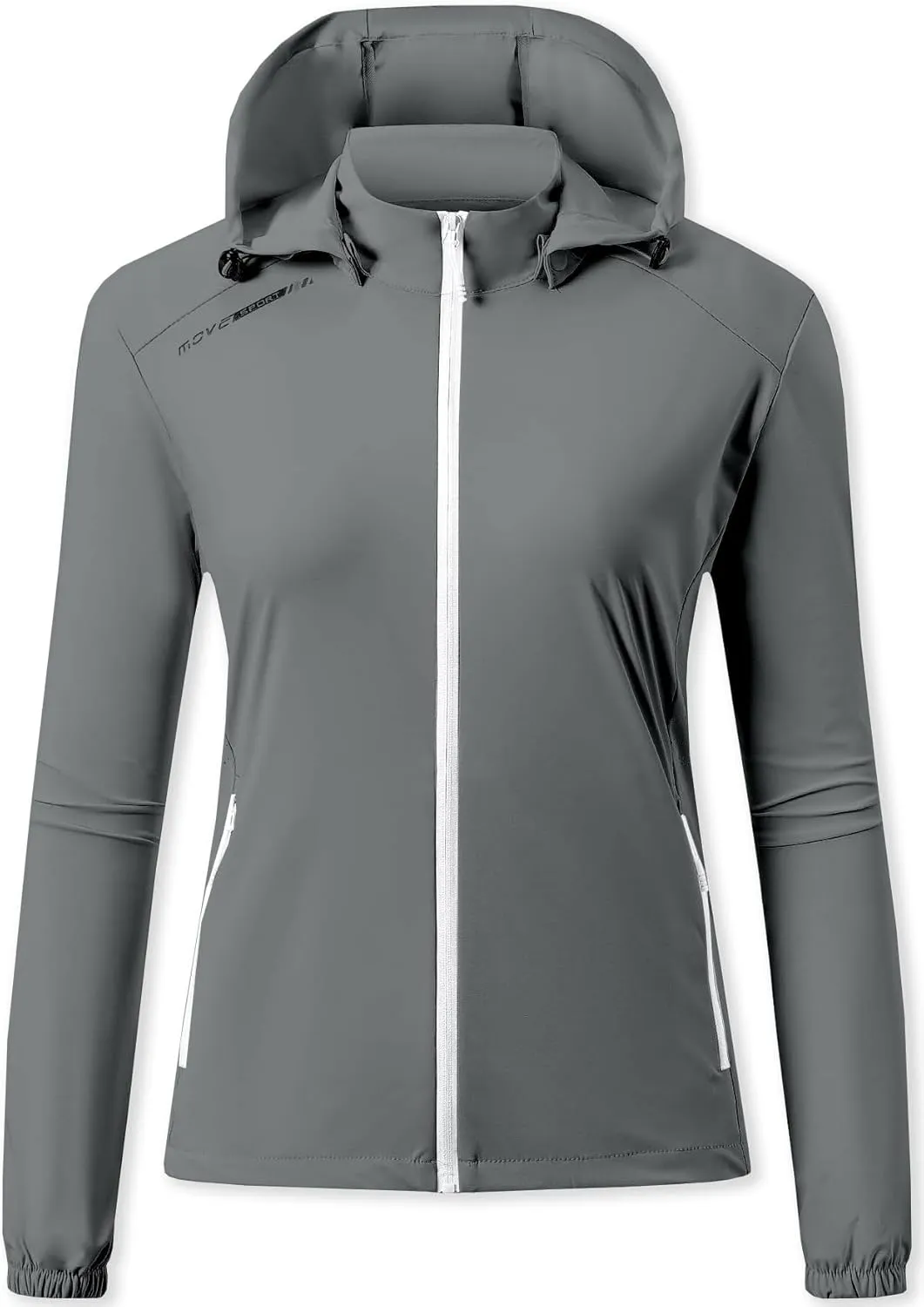 Joe Wenko Women's UPF 50  Sun Protection Athletic Jacket Pockets Long Sleeve Lightweight Cooling Shirts Hiking Outdoor
